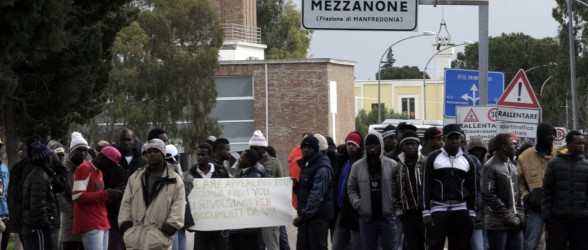 Borgo Mezzanone, protesta da parte di 50 nigeriani