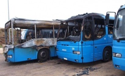 Ascoli Satriano, bus in fiamme e cause incerte