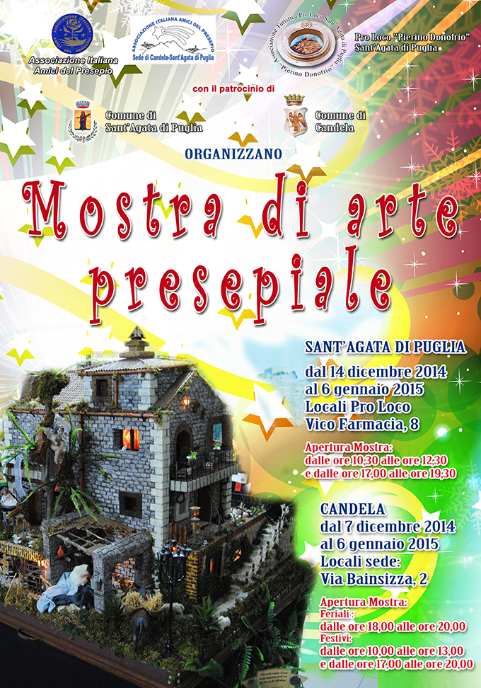 MOSTRA DI ARTE PRESEPIALE  A SANT’AGATA DI PUGLIA