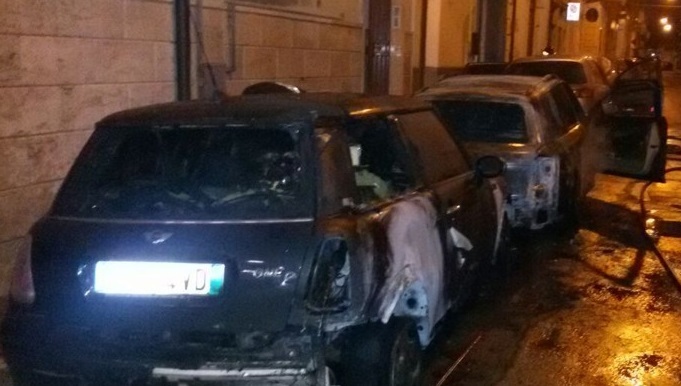 San Severo, quattro auto incendiate nella notte