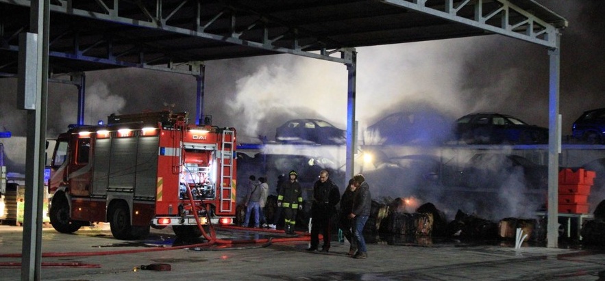 Notte di fuoco a Lucera, Cerignola, Apricena e Orta Nova