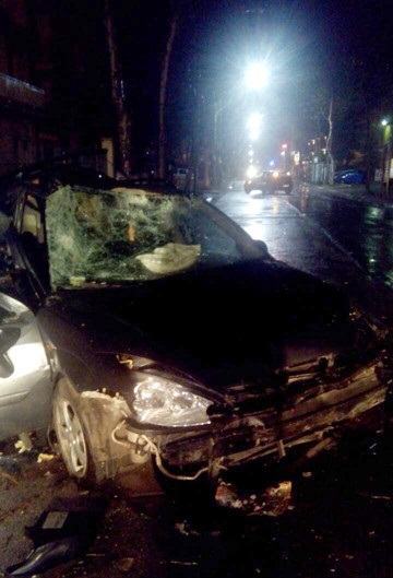 Apricena, grave incidente stradale in Via Papa Giovanni XXIII: 3 feriti