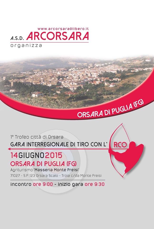 A Orsara 100 arcieri da tutto il Sud Italia – 14 Giugno 2015