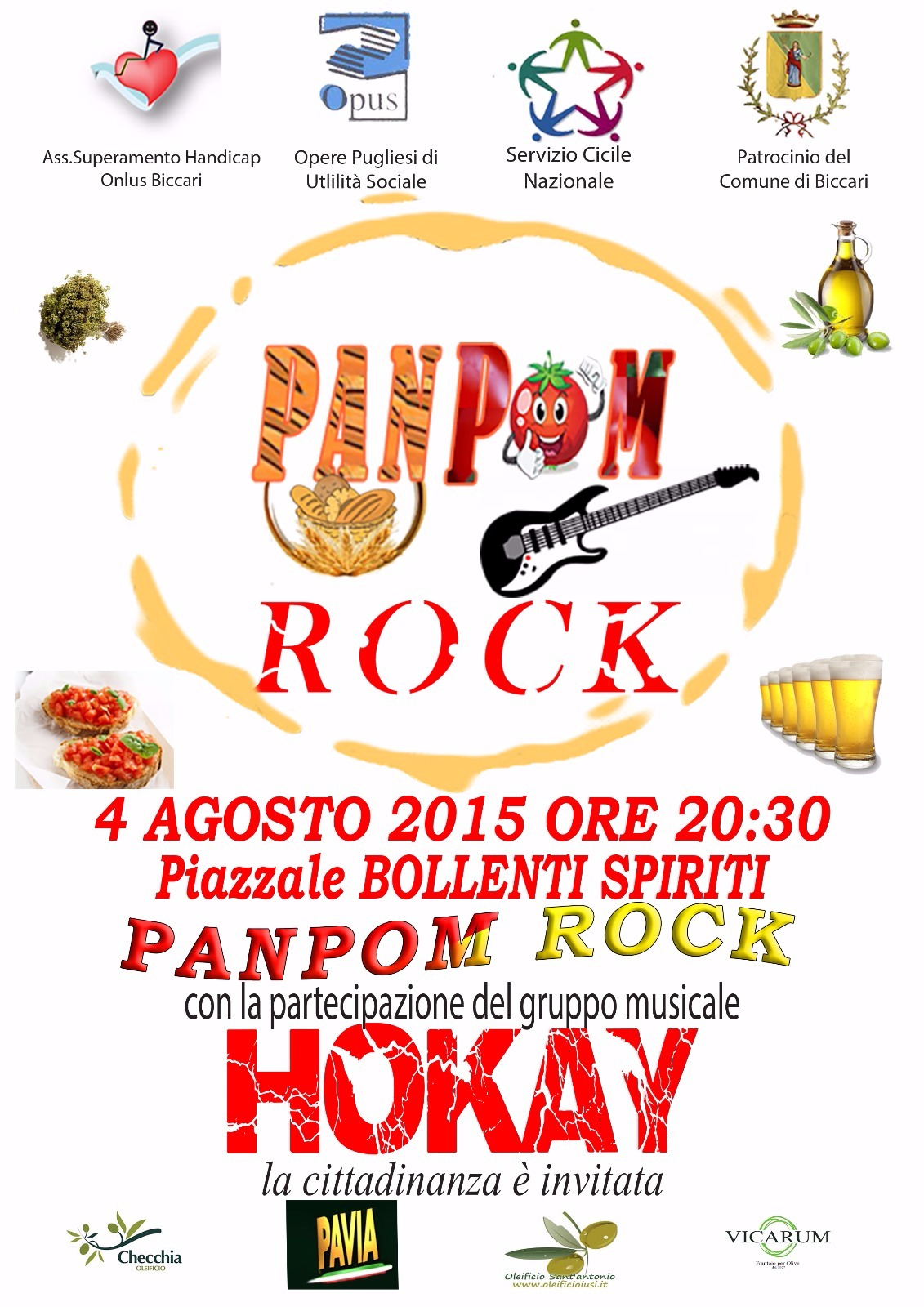 A Biccari il pane, il pomodoro e il rock contro l’indifferenza – 4 Agosto