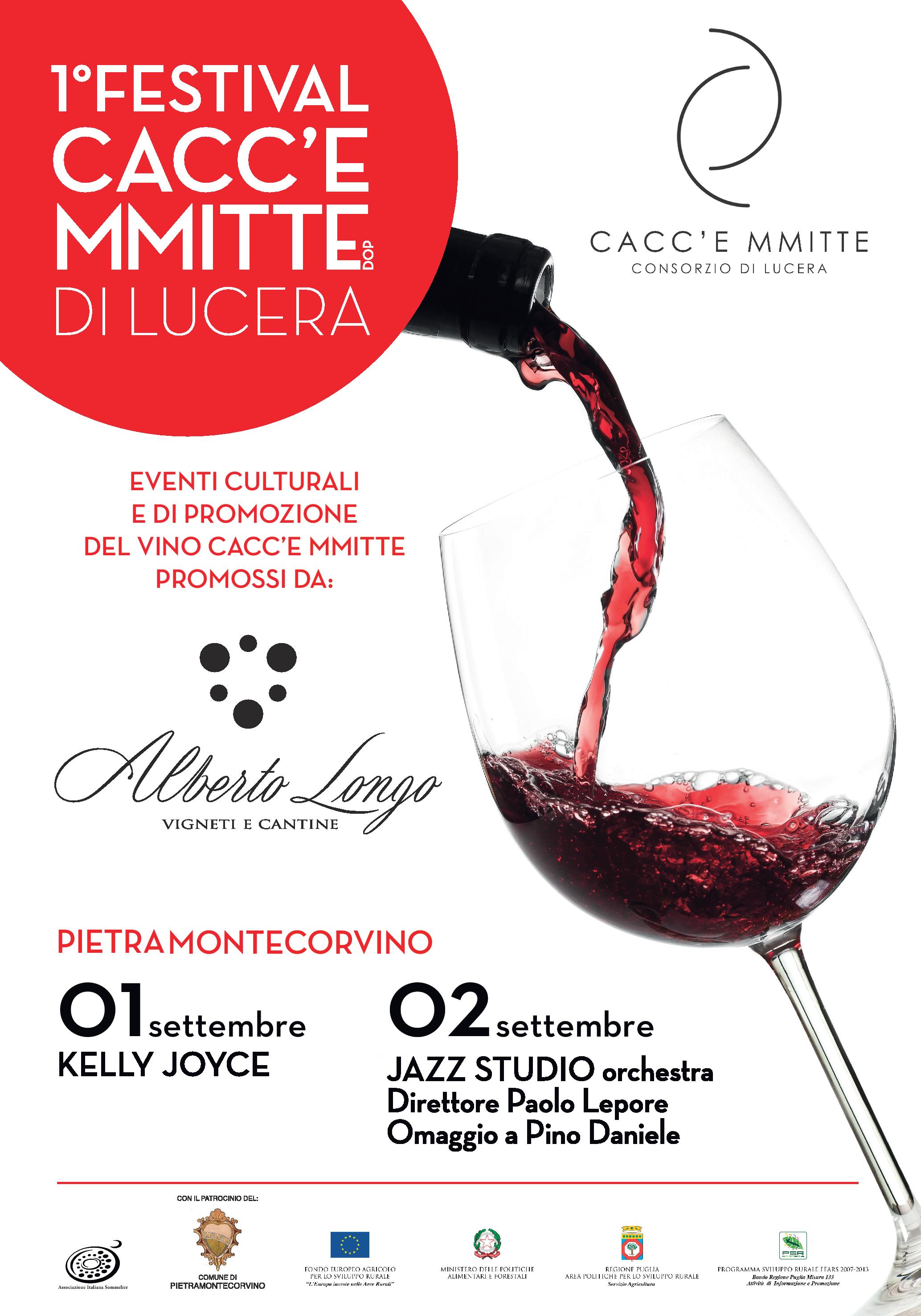 Pietramontecorvino, arriva il “Cacc’e Mmitte Festival”. 1 e 2 settembre grande jazz e buon vino nel castello