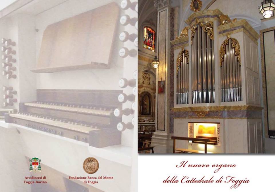 Via Francigena del Sud, suona l’organo Zanin della Cattedrale di Foggia – 8 Ottobre
