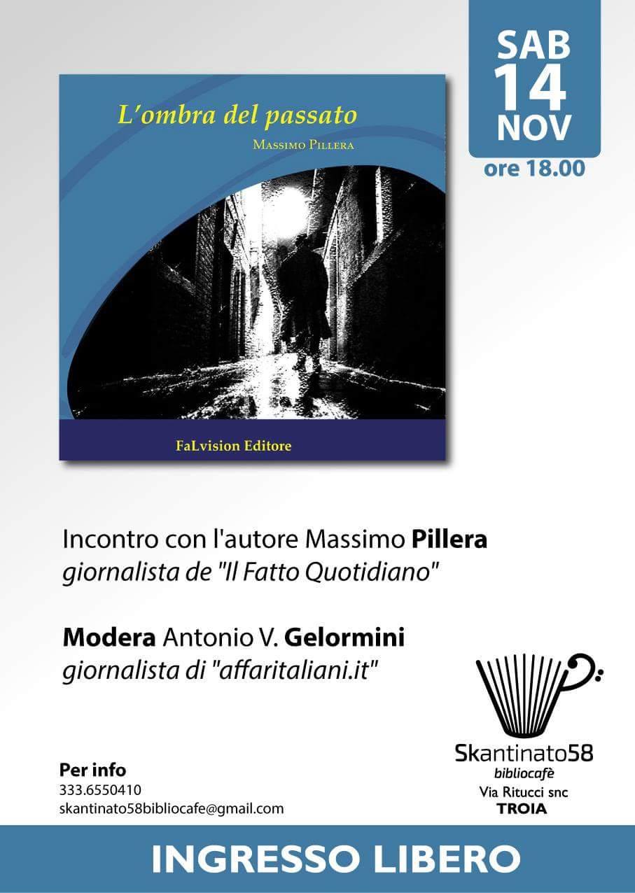 Domani a Skantinato 58 il giornalista de “Il Fatto Quotidiano” Massimo Pillera