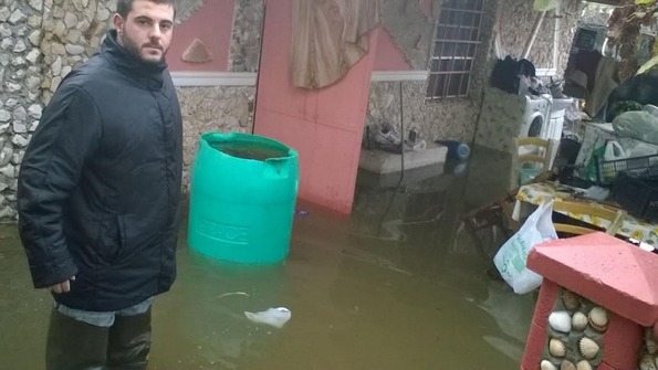 Zapponeta, allagati campi e abitazioni nei pressi del fiume Carapelle