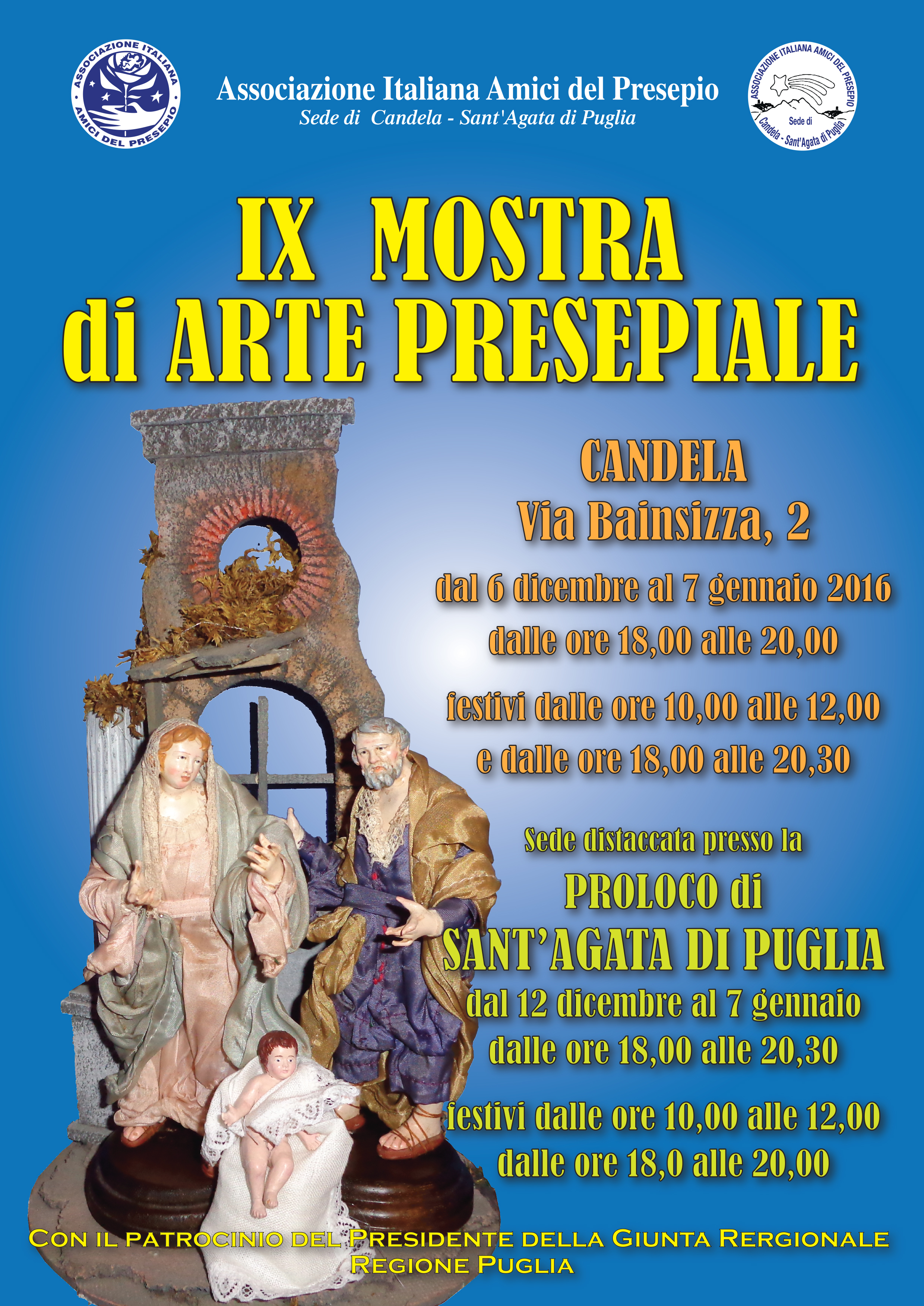 Sant’ Agata di Puglia, IX mostra presepiale