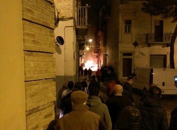 San Severo, boato e fiamme sotto la casa di un Consigliere Comunale