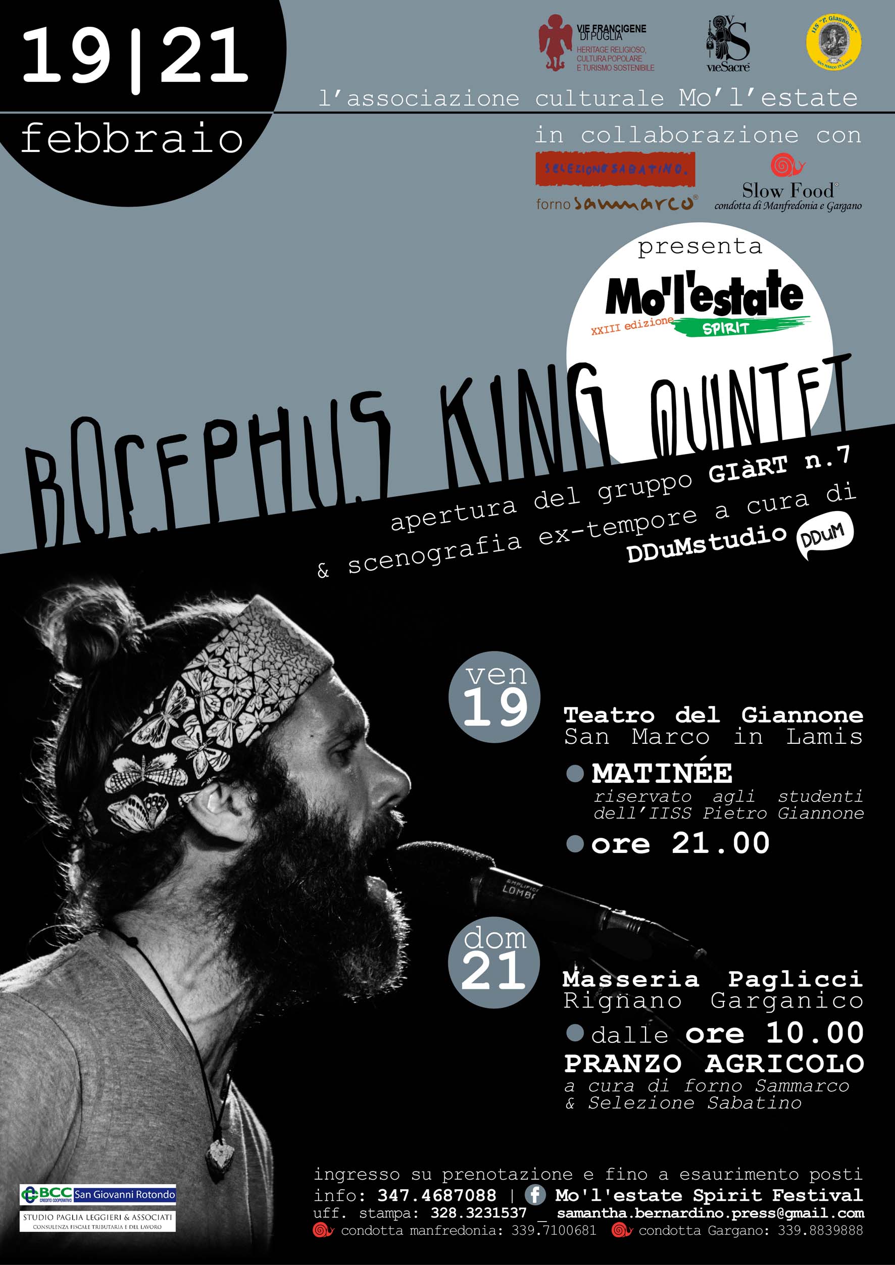 BOCEPHUS KING LIVE SUL GARGANO PER MO’L’ESTATE SPIRIT FESTIVAL