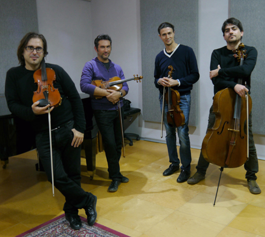 ALKEMIA QUARTET SUL PALCO DEL GIORDANO CON JEREMY COHEN