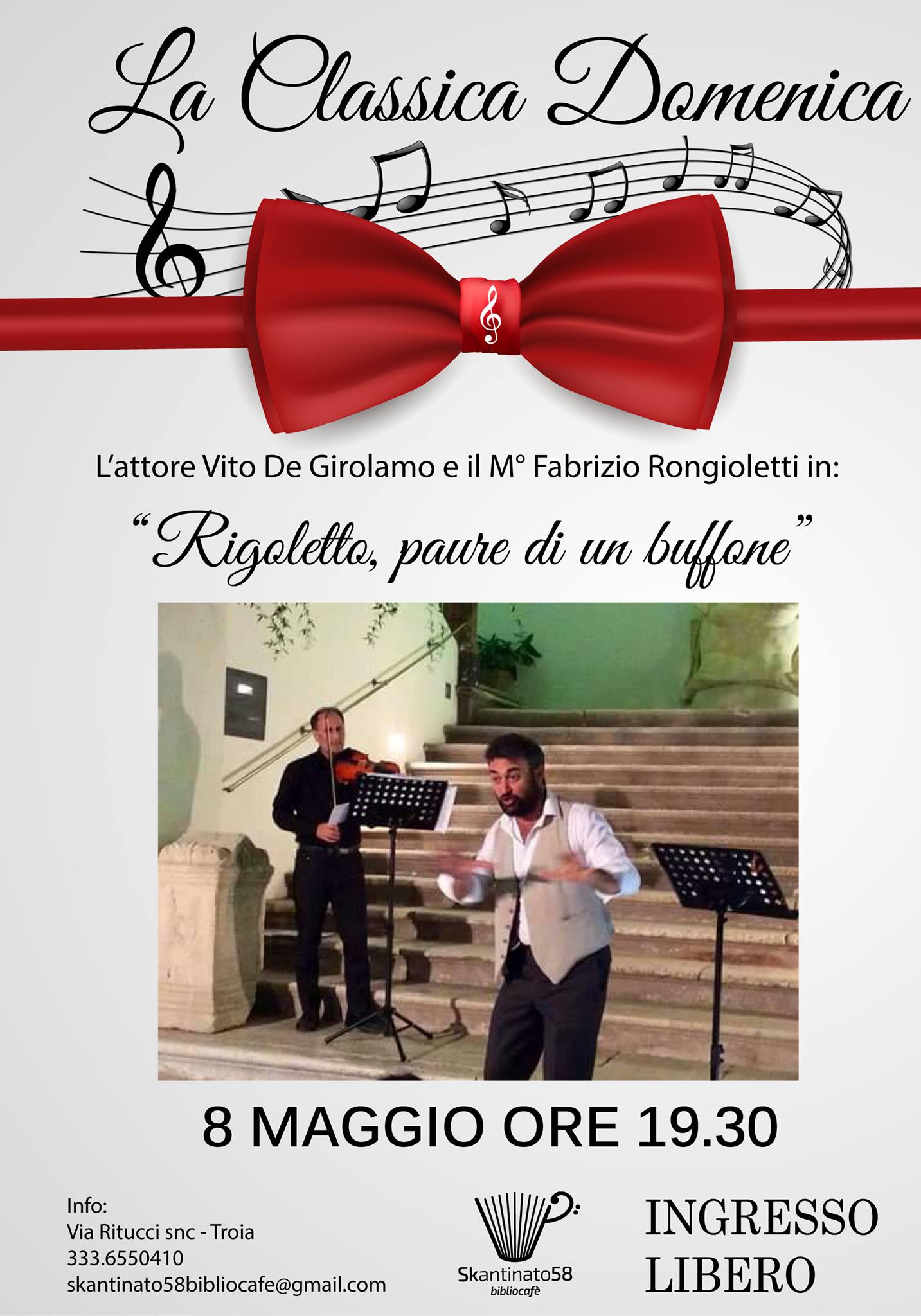 “Rigoletto, paure di un buffone”. Domenica a Skantinato 58 l’opera di  Giuseppe Verdi