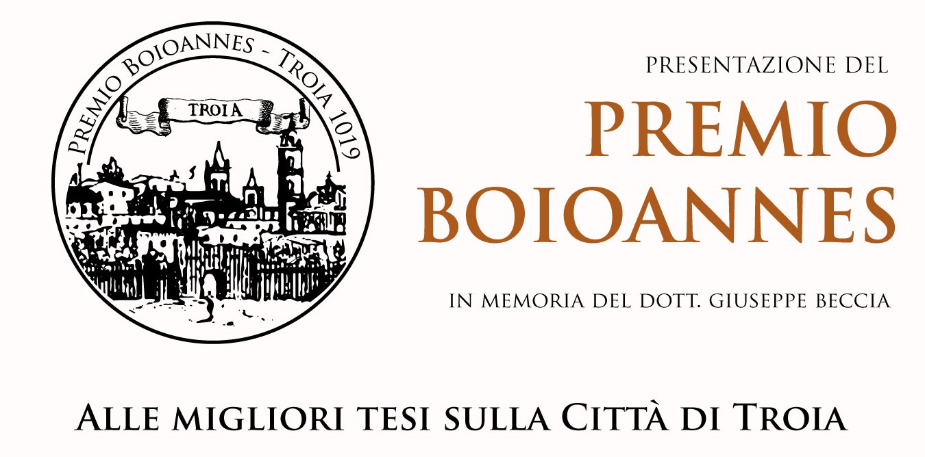 Troia, pubblicato il bando del Premio “Boioannes”: da oggi aperte le candidature