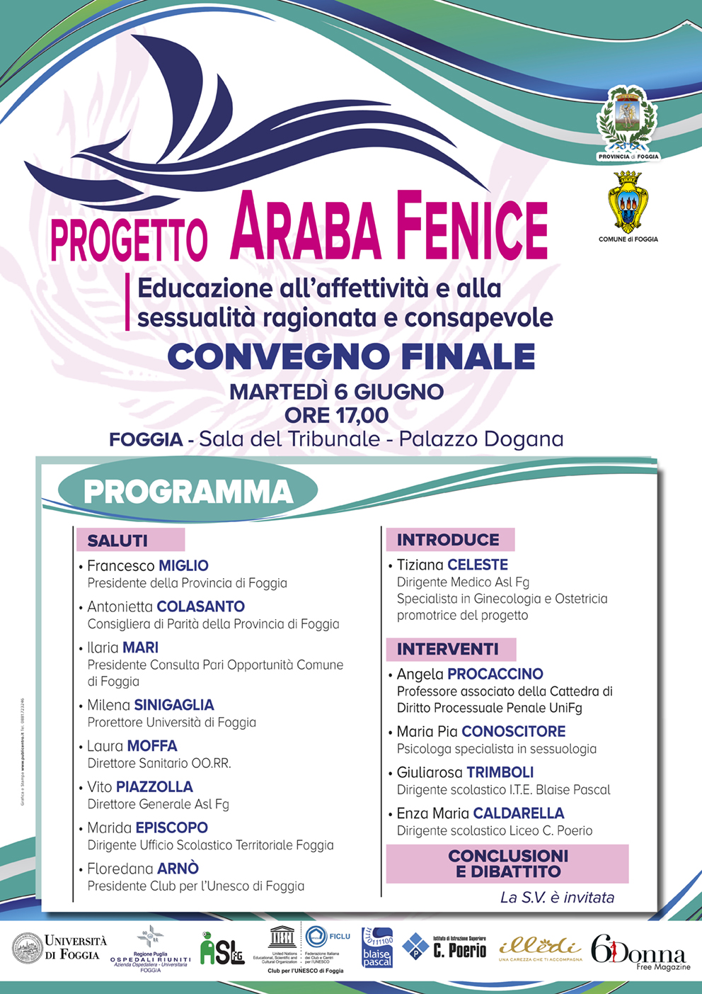 Araba Fenice: in un convegno i risultati del progetto di educazione all’affettività