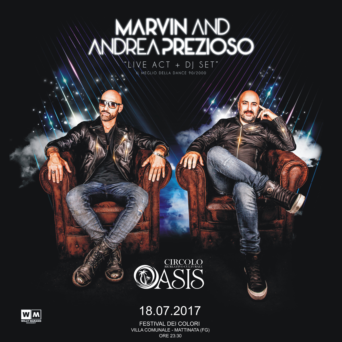 Mattinata: Marvin & Prezioso per il Festival dei Colori 2017