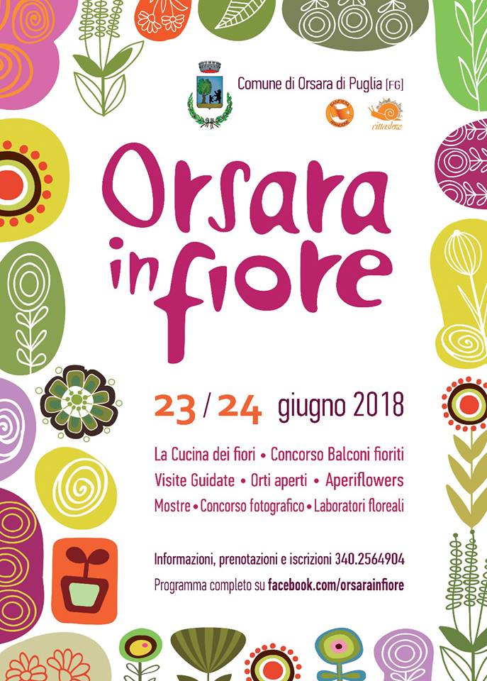 ORSARA, IL PAESE DEI FIORI: DUE GIORNI DI EVENTI