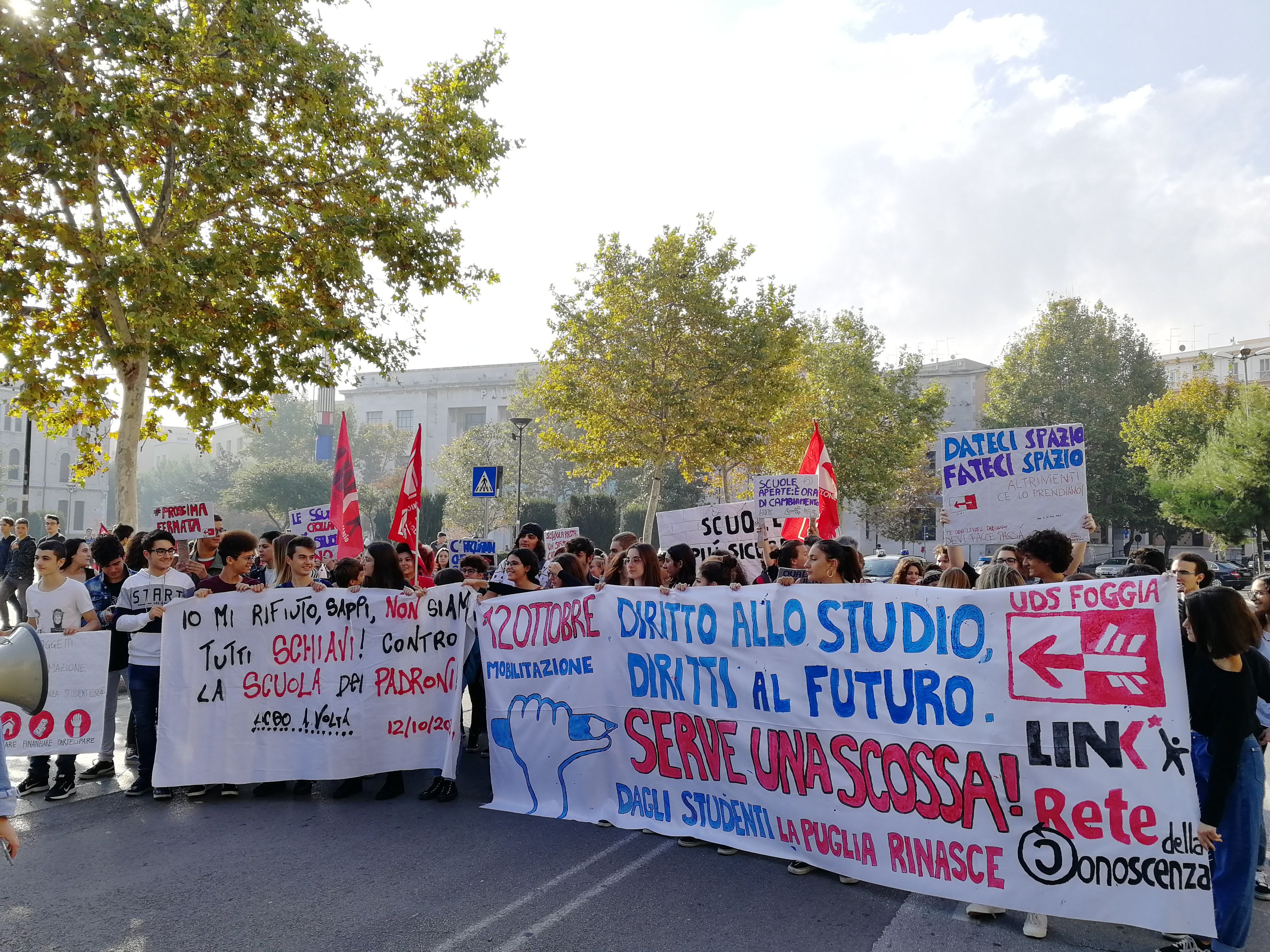 Mobilitazione Studentesca 12 Ottobre: Serve una scossa!