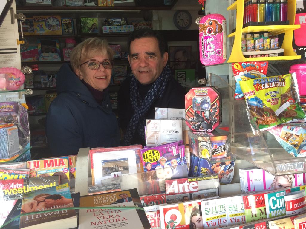 Foggia; oggi Carmine e Franca, responsabili dell’edicola di viale degli Aviatori, la lasciano l’edicola dopo 30 anni di lavoro, ma con questa lettera ringraziano i loro clienti