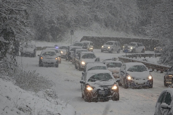 Foggia: 3 gennaio 2019 neve in tutta la provincia di Foggia